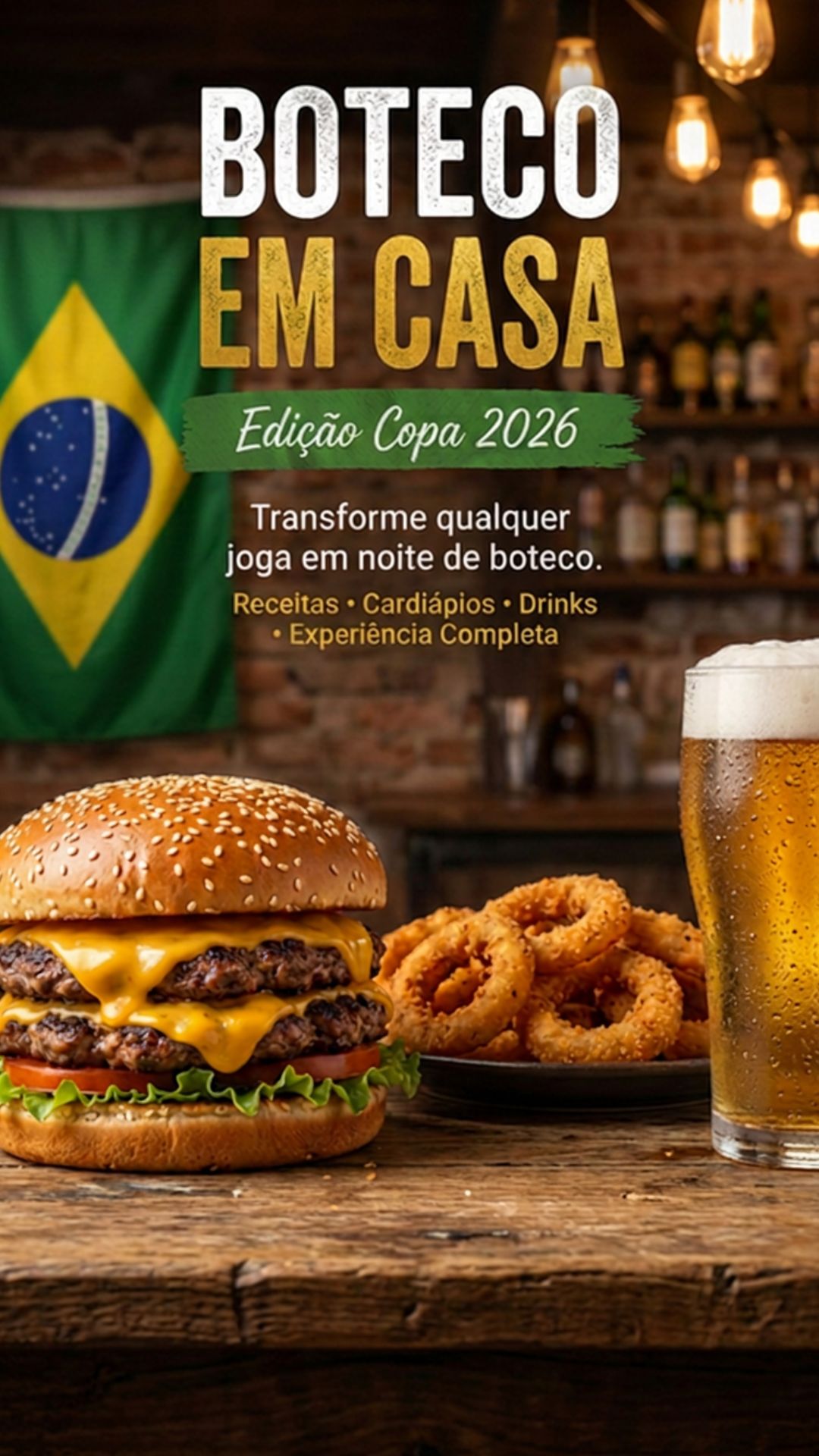 Capa do kit Boteco em Casa — Edição Copa 2026
