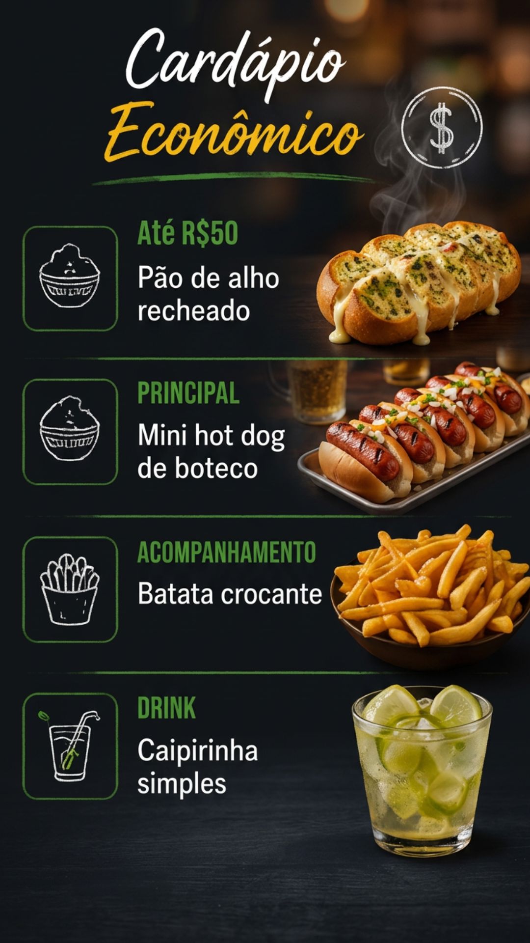 Cardápio Econômico